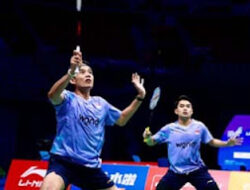 Hylo Open, Leo/Bagas Takluk 20-22 di Gim Penentuan