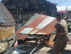 Penertiban Bangli di Air Tawar Barat, Barang Dagangan Diamankan