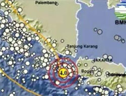Gempa 4,0 Terasa di Sumur, Banten