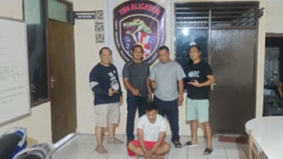 Polsek Padang Utara tangkap pelaku pencurian pompa air.