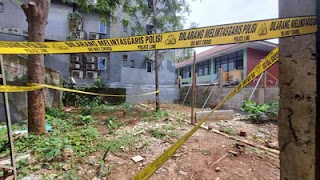 Lahan kosong TKP penemuan mayat terapis wanita di Jaksel