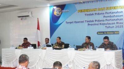 Dirjen PSKP Pimpin Pembinaan dan Supervisi Tindak Pidana Pertanahan di Batam