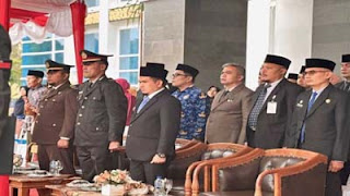 Wabup Solok menghairi upacar peringatan Hari Pahlawan 2025.