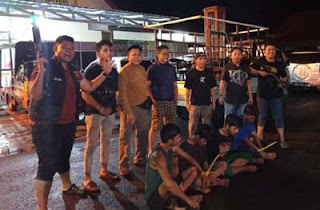 Polsek Lubuk Kilangan berhasil menangkap empat tersangka pencurian rumah kosong