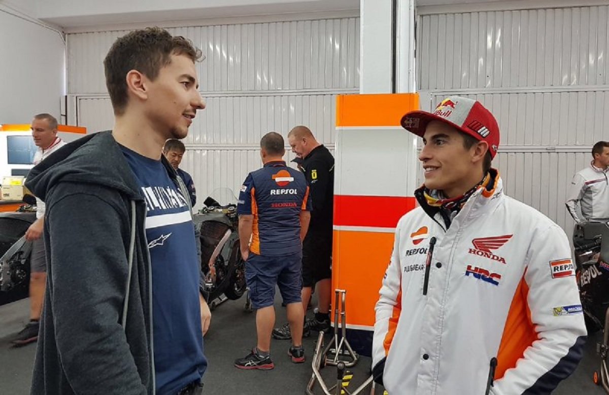 Jorge Lorenzo dan Marc Marquez kala mentas di MotoGP.