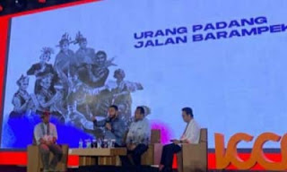 Walikota Fadly Amran menjadi pembicara di ajang Indonesia Creative Cities Festival (ICCF) 2025 di Kota Malang.