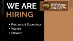 Lowongan Kerja Malabar Arham! Buka Peluang untuk Posisi Restaurant Supervisor, Waiters, dan Steward!