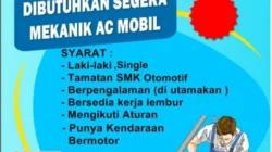 Queen AC Padang Buka Lowongan Mekanik AC Mobil, Gaji Pokok dan Bonus!.
