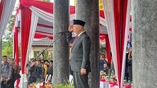 Gubernur Mahyeldi jadi irup upacara peringatan Hari Pahlawan