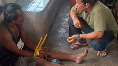 Seorang pria yang sering menakut-nakuti warga berhasil diamankan Tim Klewang Polresta Padang