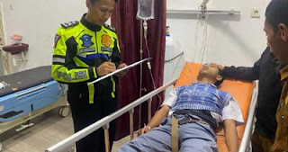 Salah satu korban kecelakaan