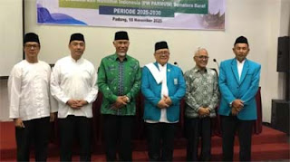 Gubernur Sumbar, Mahyeldi Ansharullah bersama Pengurus Parmusi.