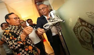 Ketua PWI Pusat Akhmad Munir mengadakan pertemuan dengan Dewan Pers.