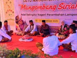 Mangombang Siriah, Tradisi Adat Parambahan yang Ajarkan Etika dan Penghormatan