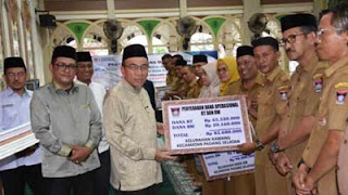 Wawako Maigus Nasir tuntaskan dana operasional RT RW dan PAUD di Padang.