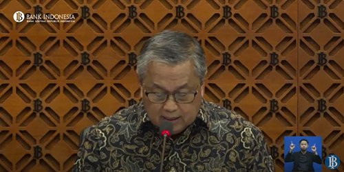 Gubernur Bank Indoensia.
