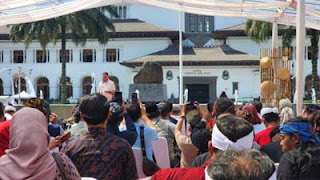Menteri Kebudayaan Republik Indonesia Fadli Zon saat memberikan pengarahan.