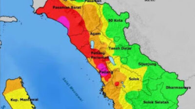 Fenomena IOD Negatif Picu Hujan Ekstrem di Pesisir Sumbar