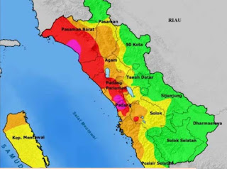 Peta Sumatera Barat