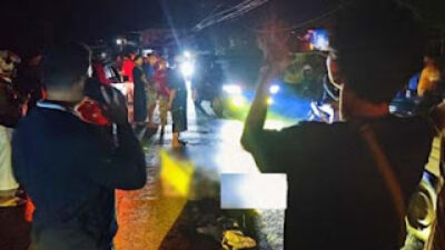 Suasana evakuasi pria tewas tewas mengenaskan