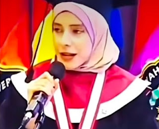 Mahasiswa Palestina Sondos minta beasiswa S3 dan jodoh ke Rektor UMS.