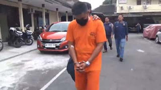 Pria berinisial LBW (54) resmi ditahan oleh Polresta Sleman