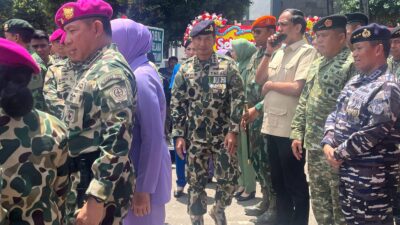 Wakasal Hadiri Puncak Peringatan HUT ke-80 Korps Marinir di Cilandak