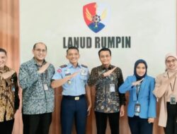 Danlanud Rumpin Terima Kunjungan Silaturahmi Pimpinan Bank Mandiri