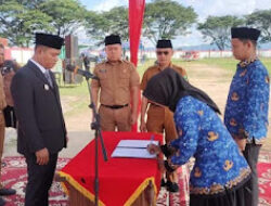 Jon Firman Pandu Resmi Lantik 2.436 PPPK Paruh Waktu Lingkup Pemkab Solok