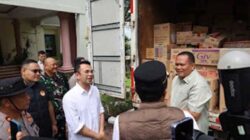 Pemko Pariaman menerima bantuan untuk bencana banjir dari Raffi Ahmad.