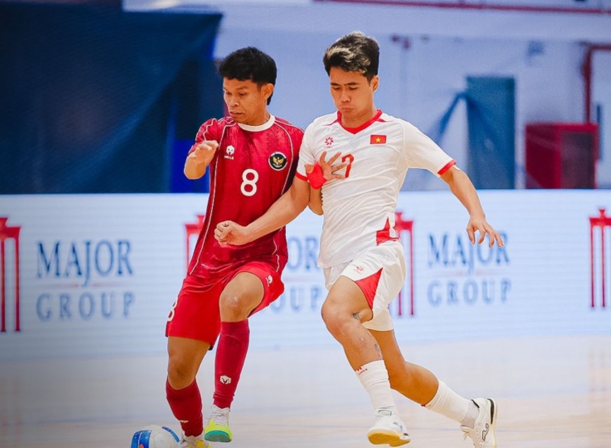 Timnas Futsal Indonesia vs Vietnam di SEA Games 2025.