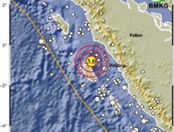 Gempa 3,0 SR Terjadi di Agam, Belum Ada Kerusakan