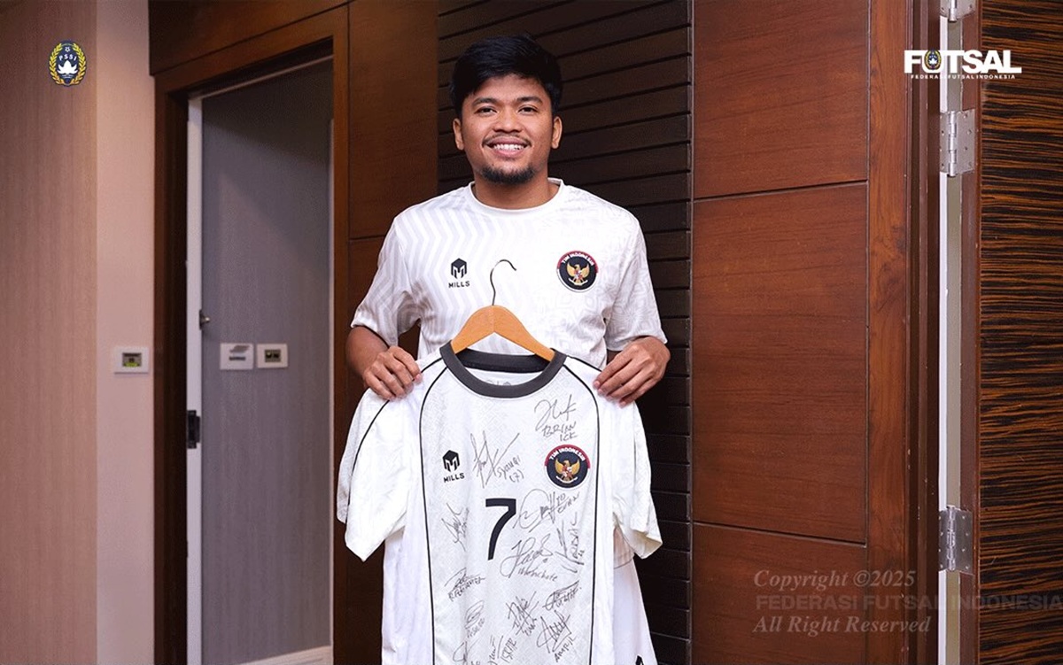 Jersey bersejarah Syauqi Saud yang dipakai di Timnas Futsal Indonesia pada SEA Games 2025 akan dilelang.