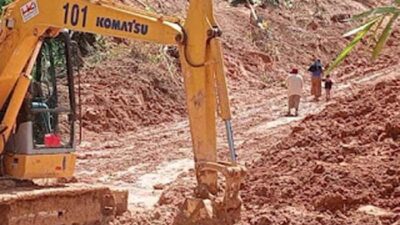 Akses Jalan Menuju Korong Sipisang Sipinang Sudah Bisa Kembali Dilalui.