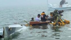 Pesawat Angkatan Laut Meksiko jatuh di Texas, Amerika Serikat, Senin (22/12)