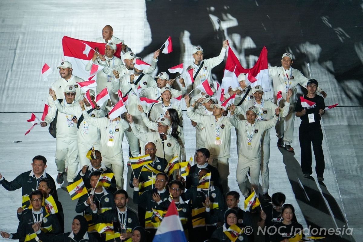 Kontingen Indonesia berhasil lampaui target 80 medali emas SEA Games 2025.