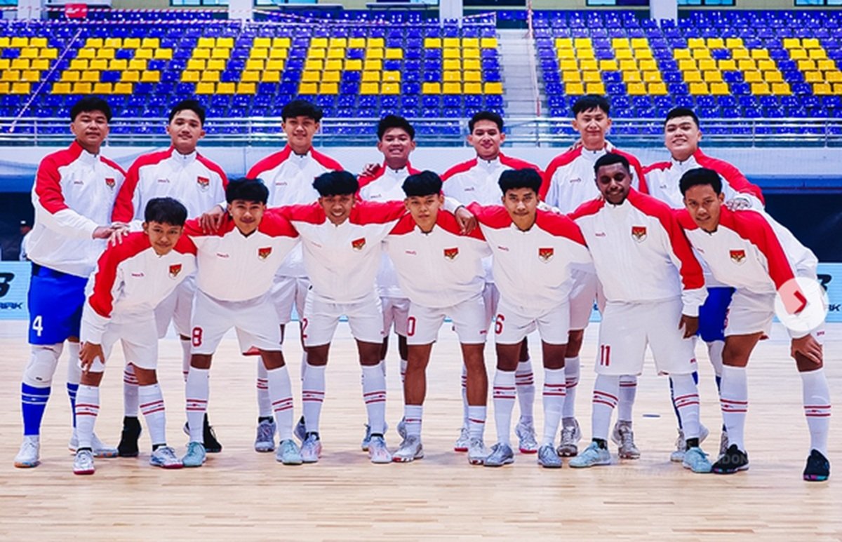 Timnas Futsal Indonesia U-19 kala berlaga.