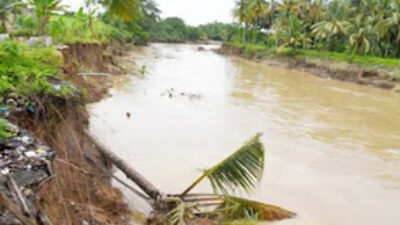 Abrasi Sungai di Pariaman Terkikis 10 Meter, Warga Terdampak