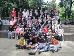 Manfaatkan Liburan, Sanggar Melukis RT.05/6 CBS, Ajak Anak-Anak Melukis di Eco Park