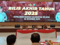 Polda Kalsel Catat Penurunan Gangguan Kamtibmas dan Kecelakaan Lalu Lintas di Tahun 2025
