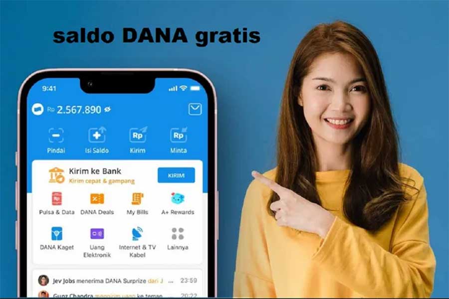 Game penghasil uang dan saldo DANA.