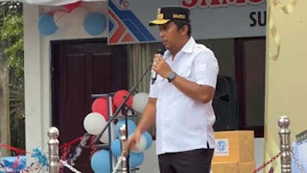 Wagub Vasko resmikan Samsat Sungai Rumbai.