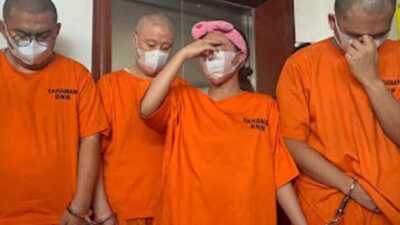 BNN menangkap empat tersangka dalam pengungkapan pabrik narkoba