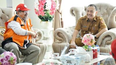 Wakil Bupati Agam Muhammad Iqbal, menerima kunjungan