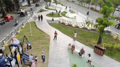 Taman Rimbo Kaluang Lengkap dengan Wahana Anak dan Fasilitas Publik