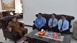 Bupati Agam, Benni Warlis menerima kunjungan Bank Nagari