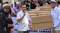 Wabup Solok menerima bantuan dari Peradi DPC Padang