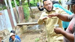 Fadly Amran, meninjau langsung progres pengerjaan infrastruktur pengairan