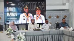Wali Kota Padang, Fadly Amran, mengikuti rapat virtual