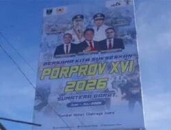 Baliho Porprov 2026 Ramaikan Padang dan Padang Pariaman, Sosialisasi Diperluas